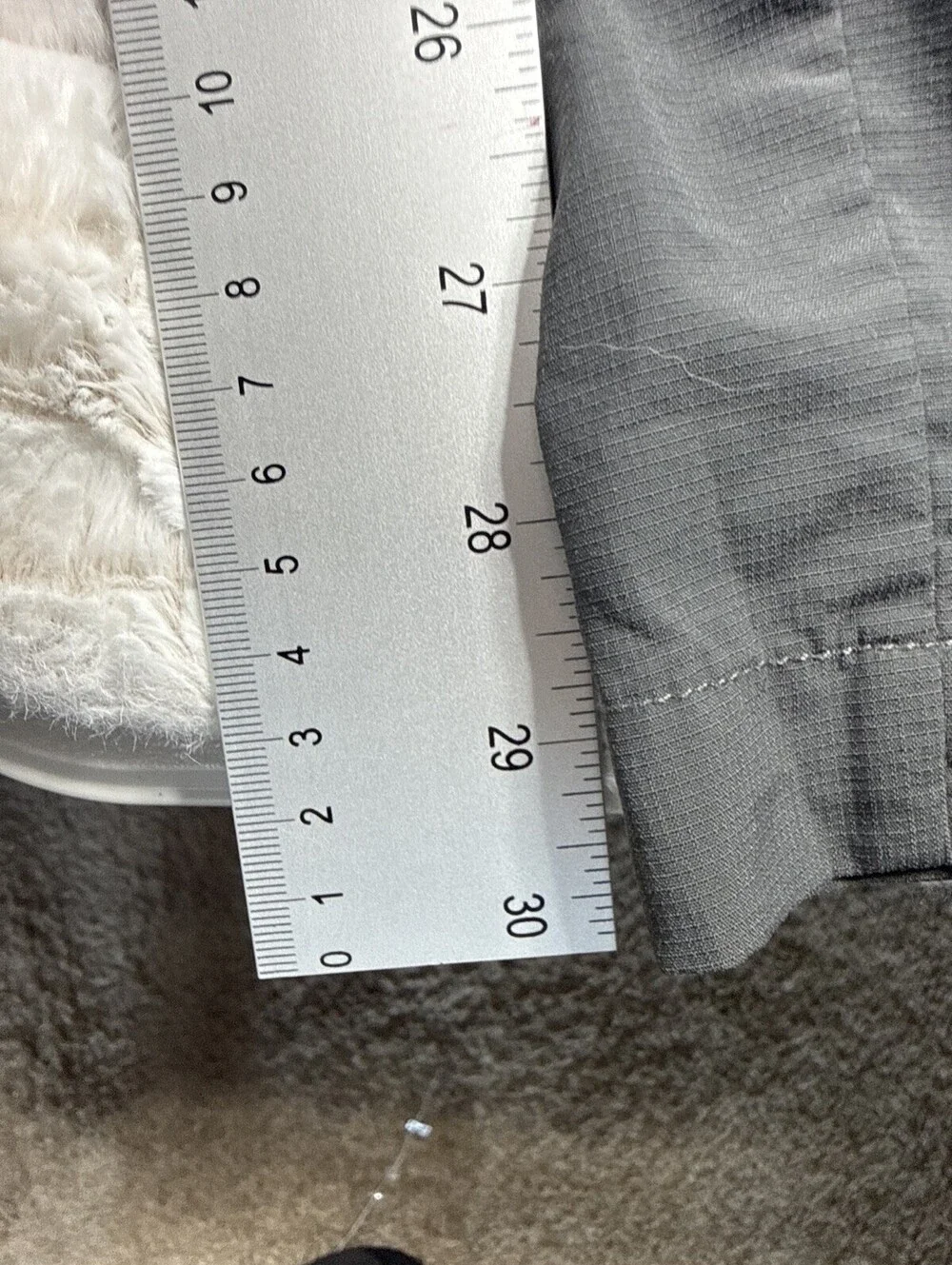 North Face Men 38x30 Gray Gorpcore Paramount Trail Convertible Pant Short Hiking